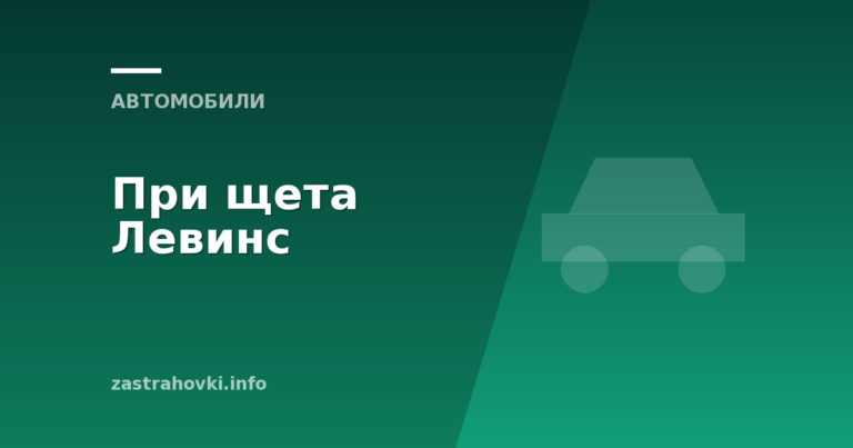 При щета Левинс